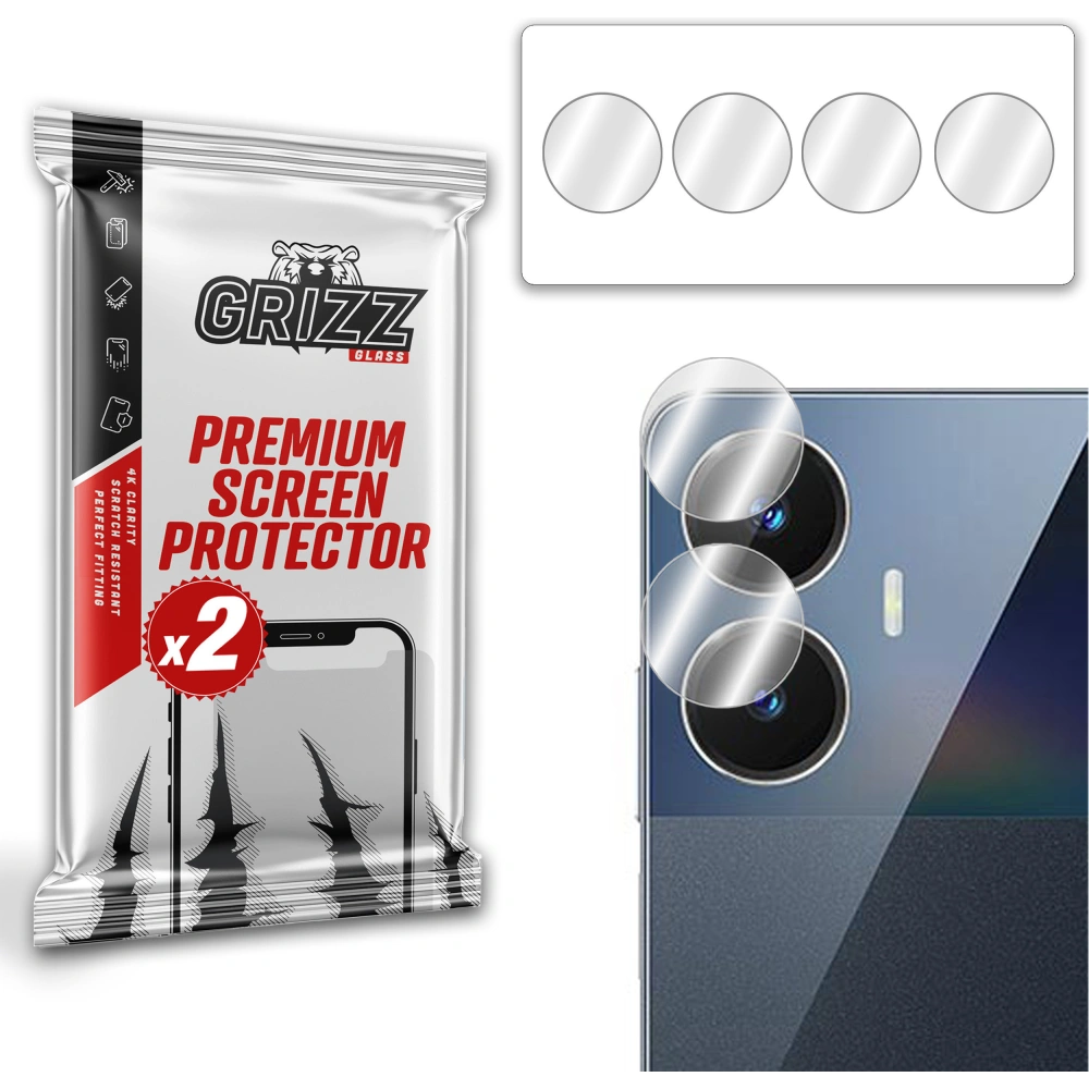 Szkło na aparat GrizzGlass HybridGlass Camera do Realme Narzo N55