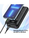 Kup Powerbank AWEI P169K 20000mAh 22.5W negru/black cu display + cabluri PD/Lightning - AWEI136 - {ean13} - Sklep Home Screen