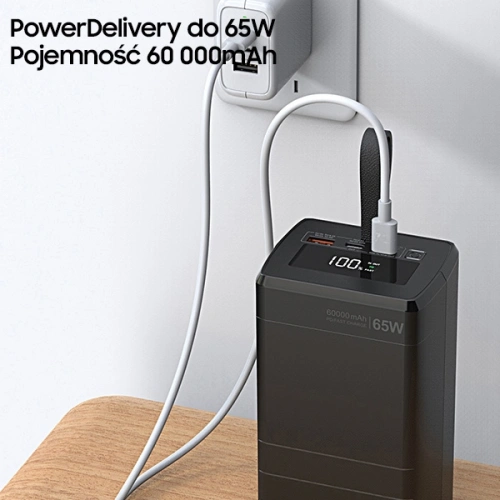 Buy AWEI P171K Powerbank 60000mAh 65W black USB/2xPD Display - AWEI137 - {ean13} - Home Screen Store Europe