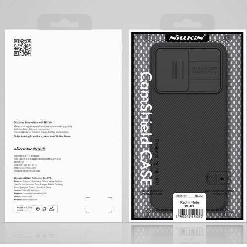Kup Etui Nillkin Camshield Xiaomi Redmi Note 12 LTE Negru - NLK1084 - {ean13} - Sklep Home Screen