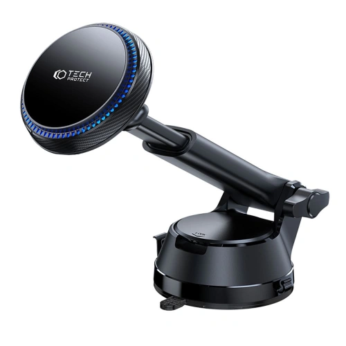 Buy Tech-Protect MM15W-V4 Magnetic MagSafe Dashboard Car Mount Wireless Charger 15W Black - THP1930 - {ean13} - Home Screen Store Europe