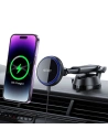 Kup Upevnění do auta s bezdrátovou nabíječkou Tech-Protect MM15W-V4 Magnetic MagSafe Palubní držák do auta Bezdrátová nabíječka 15W Černá - THP1930 - {ean13} - Sklep Home Screen