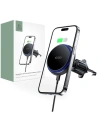Autós tartó vezeték nélküli töltővel Tech-Protect MM15W-V4 Magnetic Magsafe Szellőző Autós Tartó Vezeték nélküli Töltő 15W Fekete