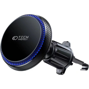 Kup Uchwyt samochodowy z ładowarką bezprzewodową Tech-Protect MM15W-V4 Magnetic Magsafe Vent Car Mount Wireless Charger 15W Black - THP1931 - {ean13} - Sklep Home Screen