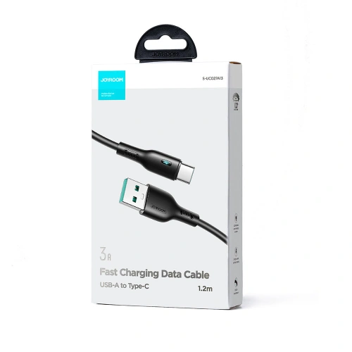 Kup Kábel Joyroom S-UC027A13 USB-A/USB-C 3A 1,2m fekete - JYR731 - {ean13} - Sklep Home Screen