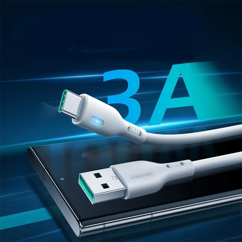 Kup Cablul Joyroom S-UC027A13 USB-A/USB-C 3A 2m alb - JYR733 - {ean13} - Sklep Home Screen