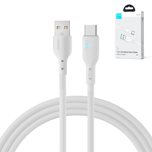 Kup Cablul Joyroom S-UC027A13 USB-A/USB-C 3A 2m alb - JYR733 - {ean13} - Sklep Home Screen