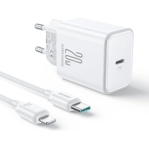 Kup Încărcător de rețea Joyroom JR-TCF06 20W USB C PD + cablu USB-C/Lightning - JYR734 - {ean13} - Sklep Home Screen