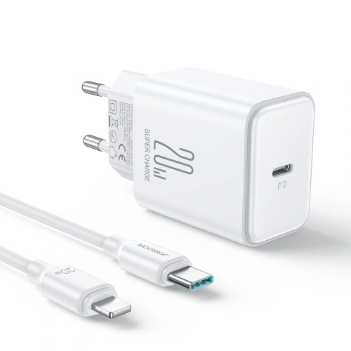 Kup Ładowarka sieciowa Joyroom JR-TCF06 20W USB C PD + kabel USB-C/Lightning - JYR734 - {ean13} - Sklep Home Screen