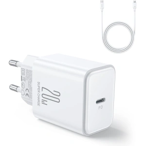 Kup Încărcător de rețea Joyroom JR-TCF06 20W USB C PD + cablu USB-C/Lightning - JYR734 - {ean13} - Sklep Home Screen