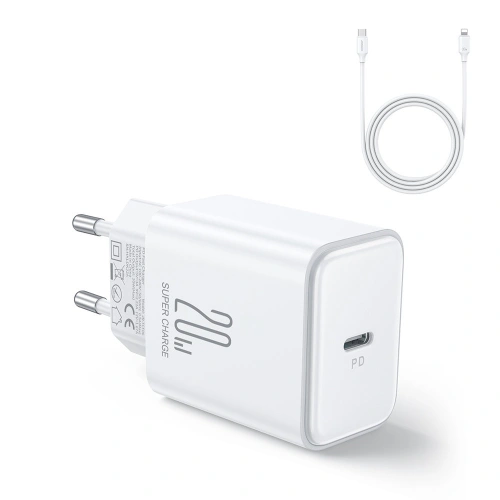 Kup Ładowarka sieciowa Joyroom JR-TCF06 20W USB C PD + kabel USB-C/Lightning - JYR734 - {ean13} - Sklep Home Screen