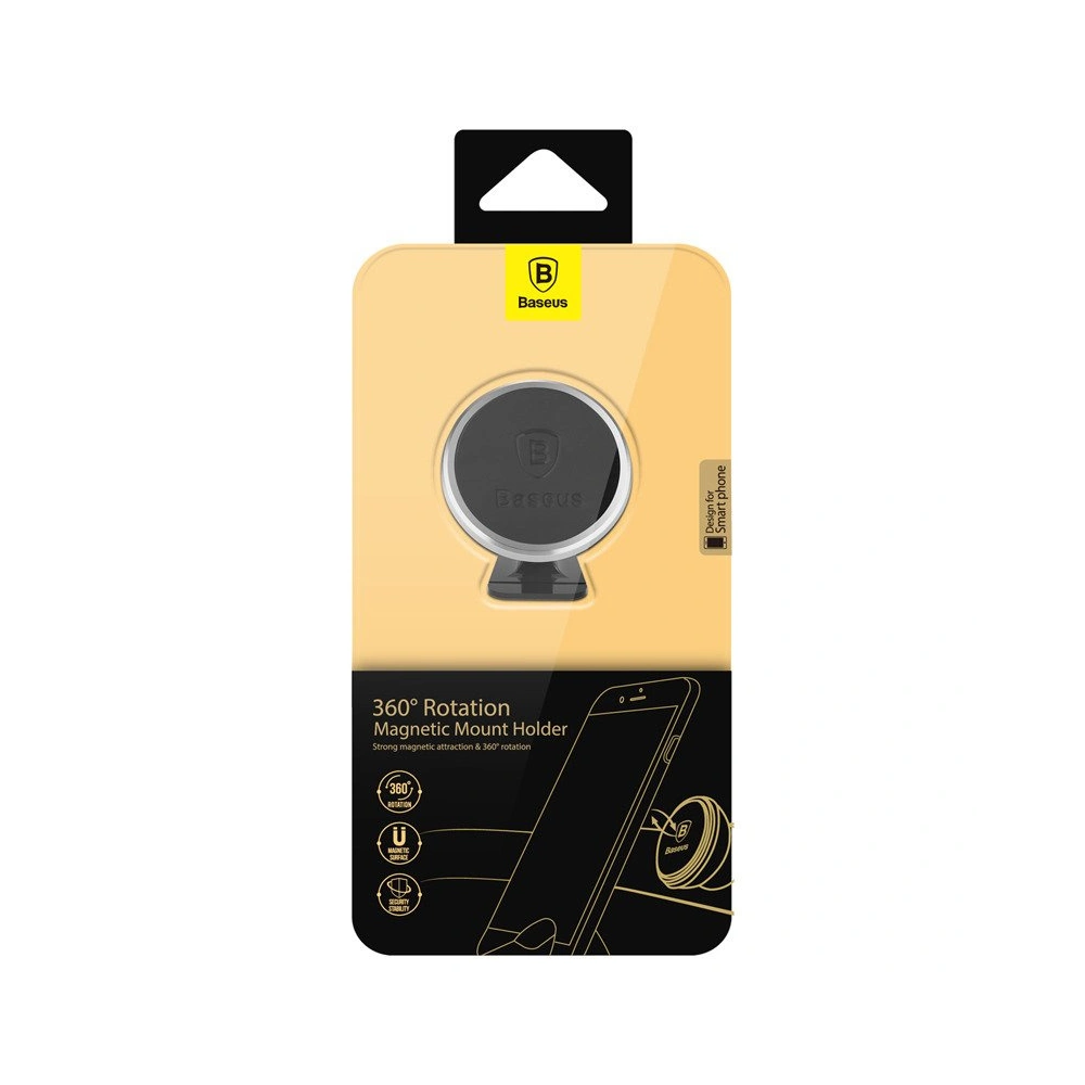 Uchwyt samochodowy magnetyczny Baseus do telefonu (srebrny)