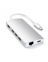 Kup Satechi Adapter HUB Aluminium Adapter V2 USB-C (USB-C, 3x USB-A, 4K HDMI, Kartenleser) (silber) - STH26 - {ean13} - Sklep Home Screen