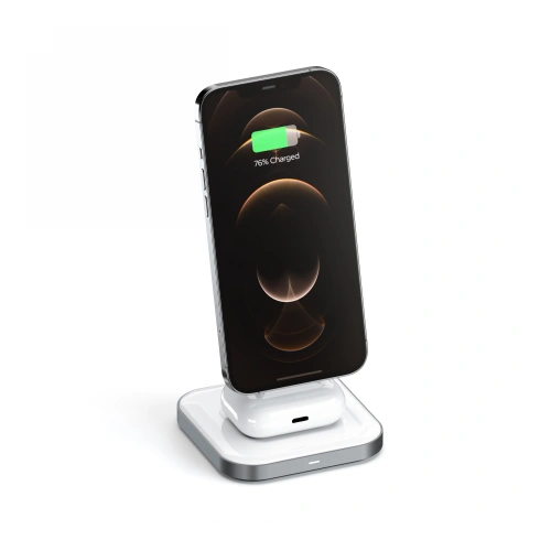 Kup Încărcător wireless MagSafe Satechi Magnetic 2 în 1 (space gray) - STH29 - {ean13} - Sklep Home Screen