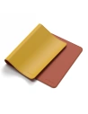 Podkładka pod mysz Satechi Dual Eco Leather Desk dwustronna, eko skóra (yellow/orange)