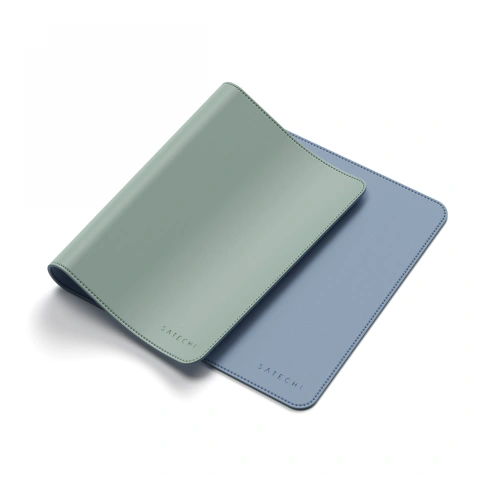 Kup Podkładka pod mysz Satechi Dual Eco Leather Desk dwustronna, eko skóra (blue/green) - STH31 - {ean13} - Sklep Home Screen