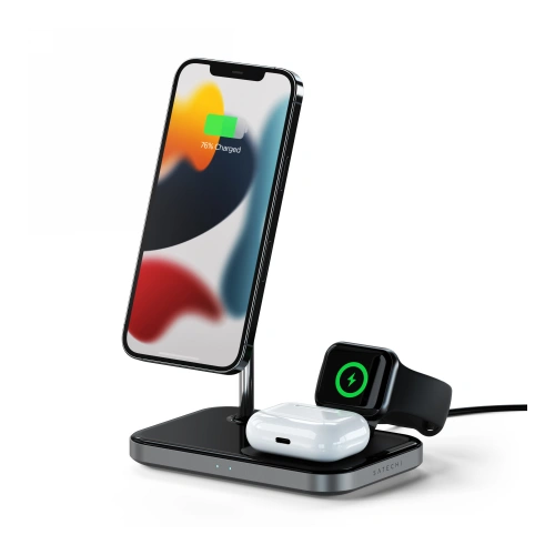 Kup Încărcător wireless MagSafe Satechi Magnetic 3in1 - STH33 - {ean13} - Sklep Home Screen