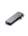 Kup Satechi Apple Adapter HUB Pro Hub mini mit dualem USB-C an MacBook (2xUSB-C, 2x USB-A, Ethernet, Klinkenanschluss) (spacegrau) - STH34 - {ean13} - Sklep Home Screen