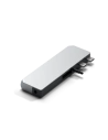 Kup Adaptor HUB Satechi Pro Hub mini cu dublu USB-C pentru Apple MacBook (2xUSB-C, 2x USB-A, Ethernet, port jack) (argintiu) - STH35 - {ean13} - Sklep Home Screen