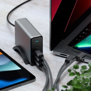 Kup Încărcător de rețea Satechi GaN Charger 165W, 4x USB-C - STH36 - {ean13} - Sklep Home Screen