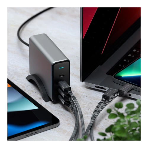 Kup Încărcător de rețea Satechi GaN Charger 165W, 4x USB-C - STH36 - {ean13} - Sklep Home Screen