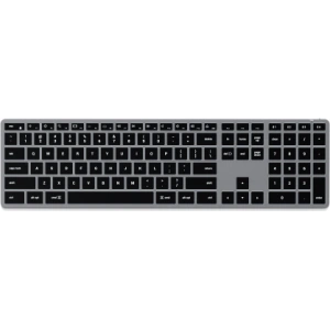 Kup Bezprzewodowa klawiatura Satechi Slim X3 Bluetooth do czterech urządzeń USB-C (space gray) - STH38 - {ean13} - Sklep Home Screen