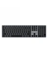 Bezprzewodowa klawiatura Satechi Slim X3 Bluetooth do czterech urządzeń USB-C (space gray)