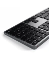 Kup Satechi Kabellose Tastatur Slim X3 Bluetooth-Tastatur für bis zu vier USB-C-Geräte (Spacegrau) - STH38 - {ean13} - Sklep Home Screen