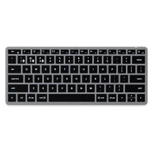 Kup Bezdrátová klávesnice Satechi Slim X1 Bluetooth pro tři zařízení USB-C (space gray) - STH39 - {ean13} - Sklep Home Screen