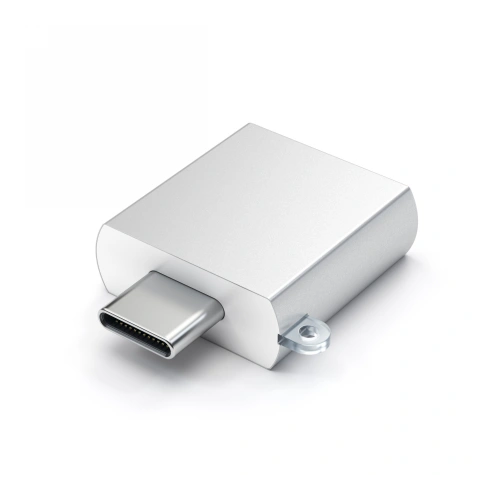 Buy Satechi Aluminium Hub Adapter USB-C/USB-A 3.0 (silver) - STH40 - {ean13} - Home Screen Store Europe