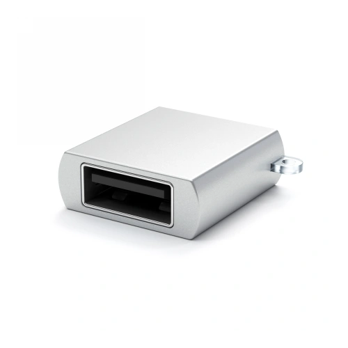 Buy Satechi Aluminium Hub Adapter USB-C/USB-A 3.0 (silver) - STH40 - {ean13} - Home Screen Store Europe