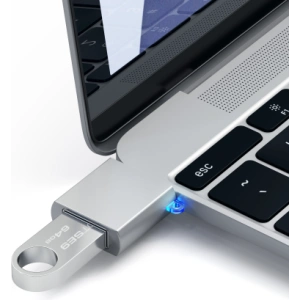 Buy Satechi Aluminium Hub Adapter USB-C/USB-A 3.0 (silver) - STH40 - {ean13} - Home Screen Store Europe