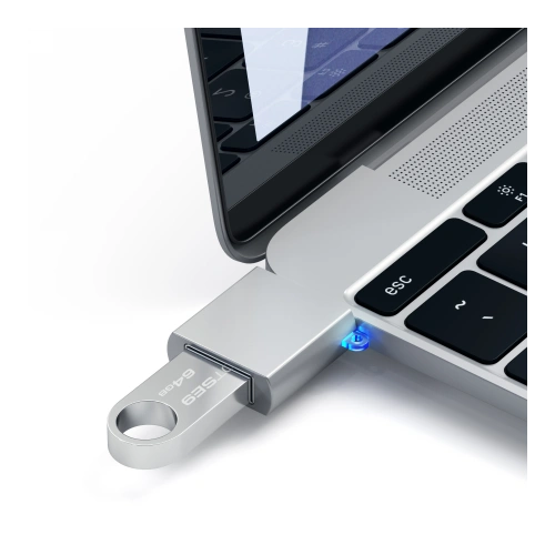 Kup Adapter Satechi Aluminium Hub USB-C/USB-A 3.0 (silver) - STH40 - {ean13} - Sklep Home Screen