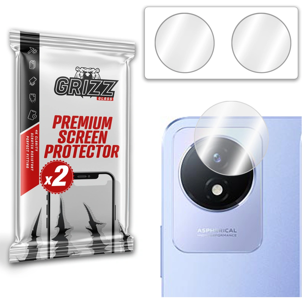 Szkło na aparat GrizzGlass HybridGlass Camera do Vivo Y02A