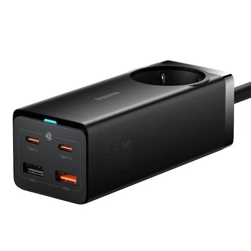 Kup Ładowarka sieciowa/listwa zasilająca Baseus GaN3 Pro 2x USB + 2xUSB-C + AC, 65W - BSU4038 - {ean13} - Sklep Home Screen