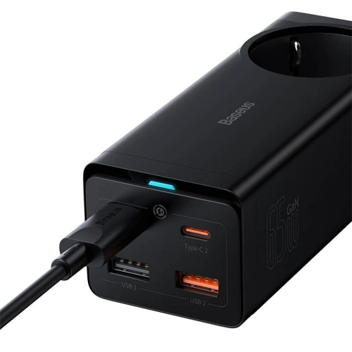 Kup Încărcător de rețea/priză de alimentare Baseus GaN3 Pro 2x USB + 2xUSB-C + AC, 65W - BSU4038 - {ean13} - Sklep Home Screen