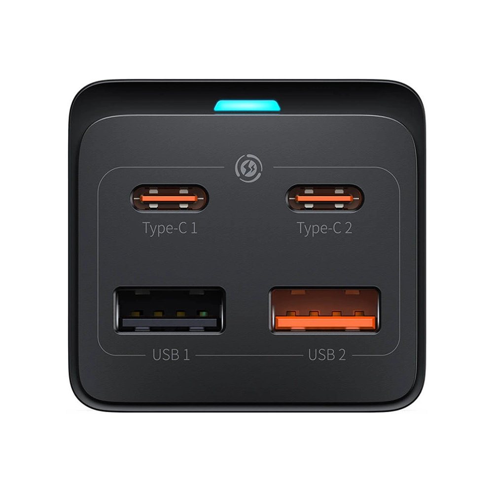 Ładowarka sieciowa/listwa zasilająca Baseus GaN3 Pro 2x USB + 2xUSB-C + AC, 65W