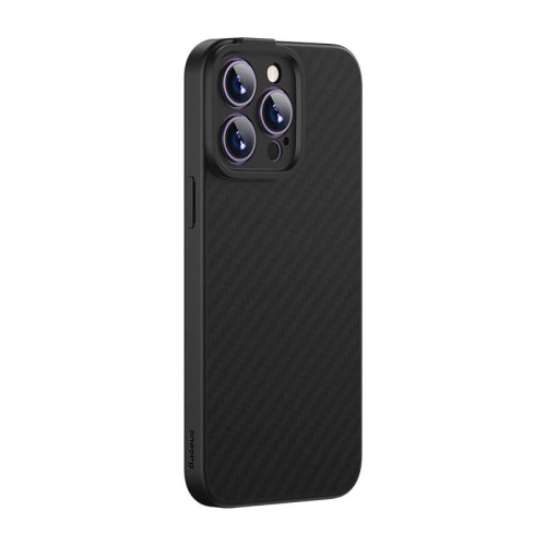 Kup Etui magnetic Baseus Seria Fibre Sintetice Apple iPhone 14 Pro (negru) + sticlă temperată + set de curățare - BSU4039 - {ean13} - Sklep Home Screen