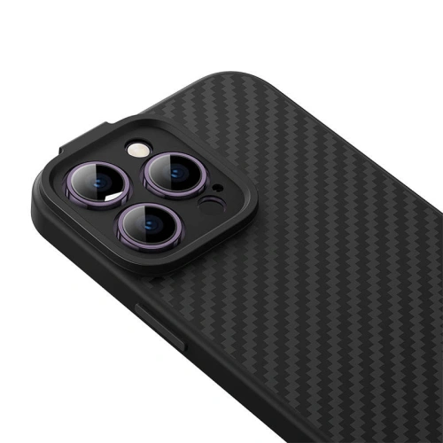 Kup Magnetyczne etui Baseus Synthetic Fiber Series Apple iPhone 14 Pro (czarne) + szkło hartowane + zestaw czyszczący - BSU4039 - {ean13} - Sklep Home Screen