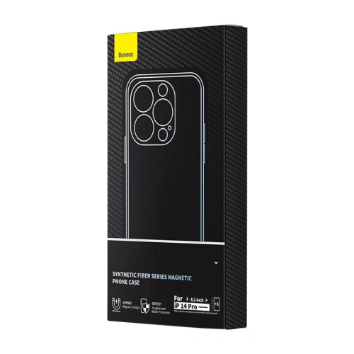 Kup Baseus Apple Magnetische Hülle Synthetic Fiber Series iPhone 14 Pro (schwarz) + gehärtetes Glas + Reinigungsset - BSU4039 - {ean13} - Sklep Home Screen