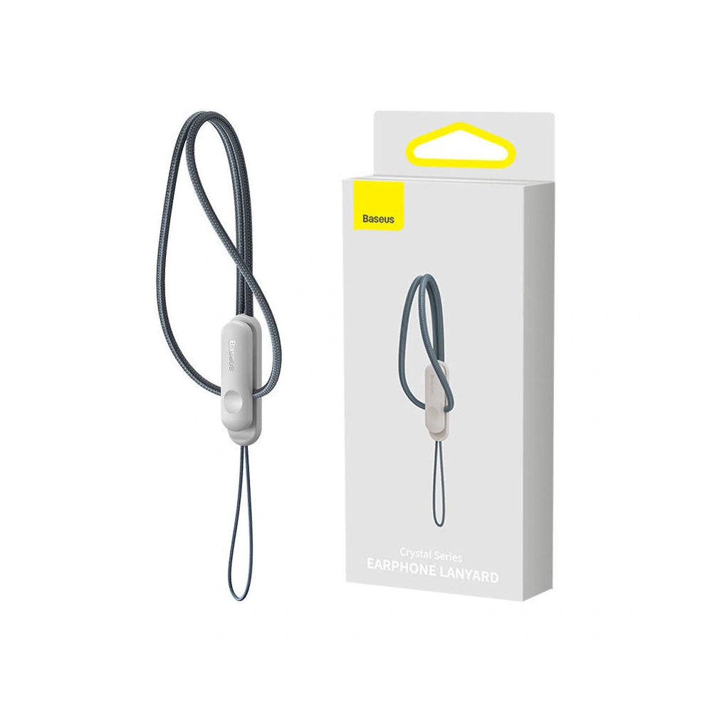 Smycz do słuchawek Baseus Crystal Series (szara)