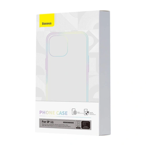 Buy Baseus Crystal Series Clear Apple iPhone 11 (clear) + tempered glass + cleaner kit - BSU4044 - {ean13} - Home Screen Store Europe