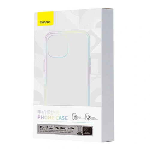 Kup Etui Baseus Crystal Series Clear Apple iPhone 11 Pro Max (transparent) + sticlă securizată + set de curățare - BSU4046 - {ean13} - Sklep Home Screen