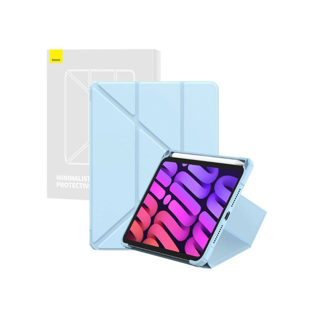 Etui Baseus Minimalist Apple iPad mini 2021 (6. generacji) / iPad mini 8.3" 2024 (7. generacji) (niebieskie)