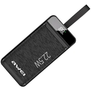 Kup Powerbank AWEI P142K 50000mAh 22.5W czarny/black 3xUSB/PD/Lightning wyświetlacz + lampka LED - AWEI141 - {ean13} - Sklep Home Screen
