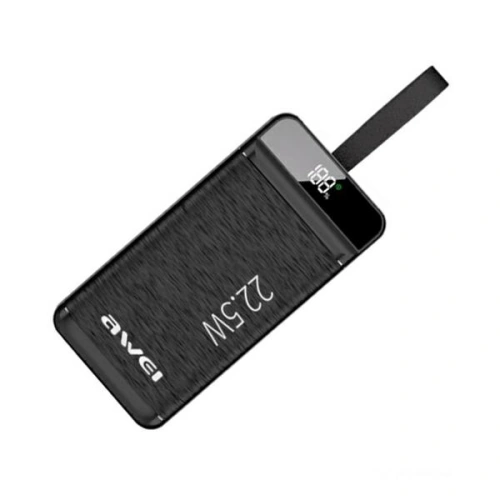 Buy AWEI P142K Powerbank 50000mAh 22.5W black 3xUSB/PD/Lightning display + LED light - AWEI141 - {ean13} - Home Screen Store Europe