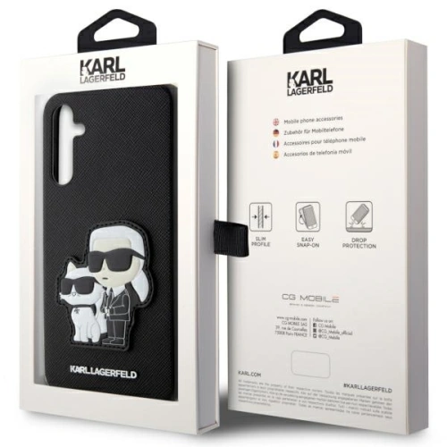 Kup Etui Karl Lagerfeld KLHCA54SANKCPK Samsung Galaxy A54 5G hardcase černý/black Saffiano Karl & Choupette - KLD1567 - {ean13} - Sklep Home Screen