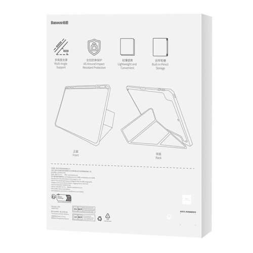 Kup Baseus Apple Tasche Minimalist iPad Air 10.9 2020/2022 (4. und 5. Generation) / iPad Air 11 2024 (6. Generation) (grau) - BSU4064 - {ean13} - Sklep Home Screen