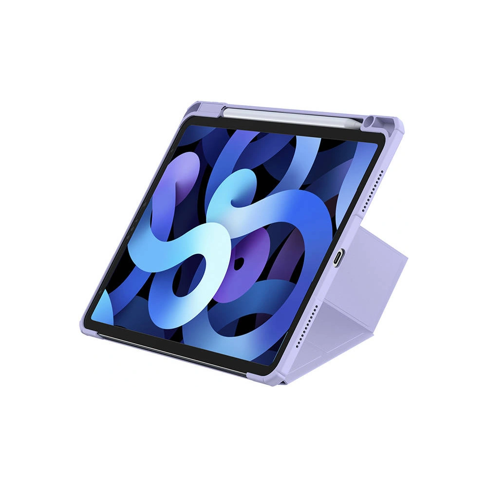 Etui Baseus Minimalist Apple iPad Air 10.9 2020/2022 (4. i 5. generacji) / iPad Air 11 2024 (6. generacji) (fioletowe)