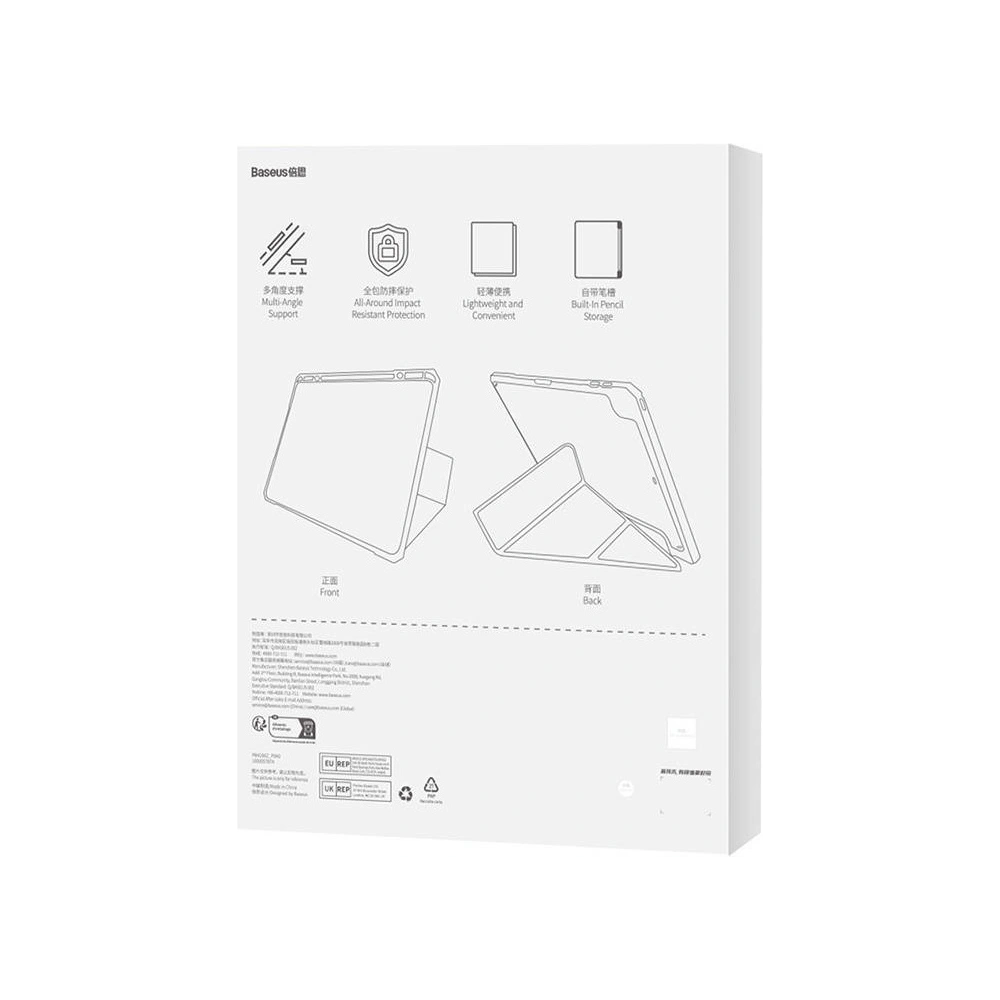 Etui Baseus Minimalist Apple iPad Air 10.9 2020/2022 (4. i 5. generacji) / iPad Air 11 2024 (6. generacji) (niebieskie)